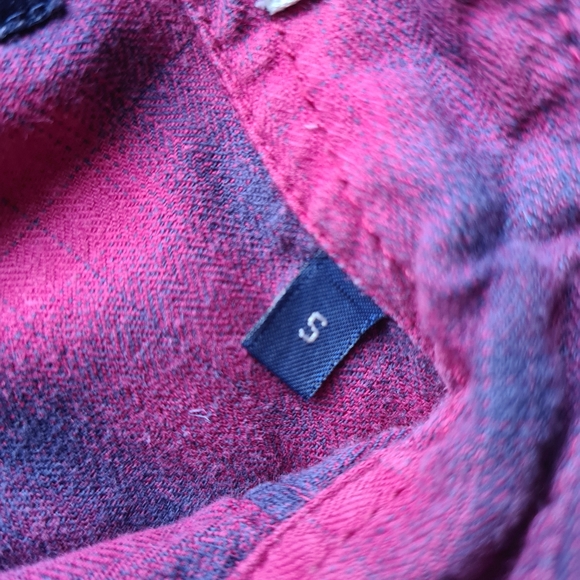 SCOTCH & SODA Mens Small Luxury Quality Pink Check Long Sleeve Plaid Shirt - Picture 14 of 16